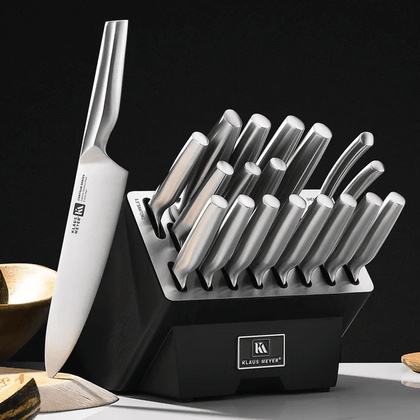 How to use knife sharpener in block - Klaus Meyer