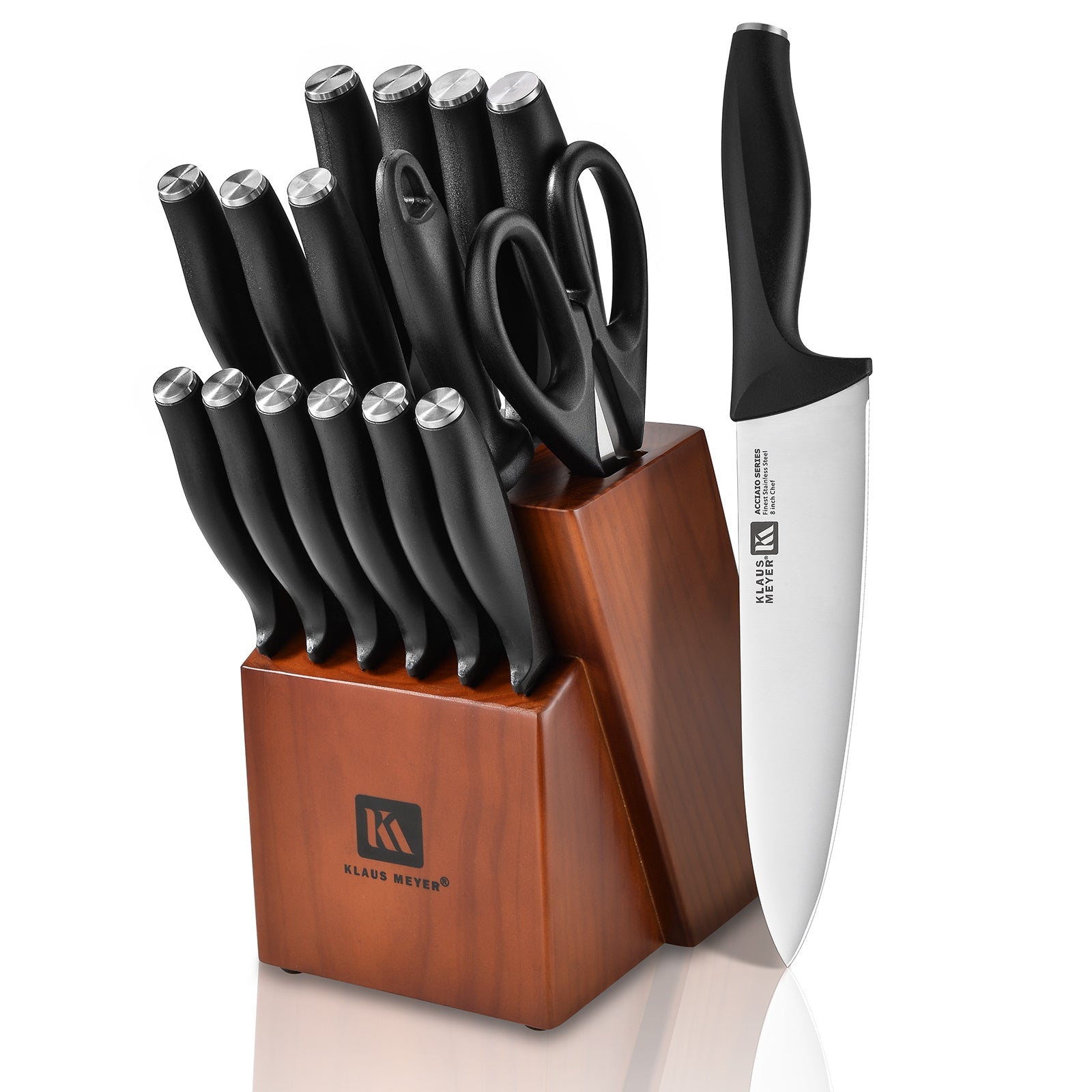 Best Set Of Kitchen Knives Acciaio 17 Piece Set Klaus Meyer