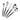 Atelier 5 Piece Flatware Set, Stainless Steel 18/10 with Satin Finish and POM Handle, Dishwasher Safe - Klaus Meyer