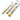Chateau Gold 5 Piece Flatware Set, Stainless Steel 18/10 with High Mirror Polish and Gold Ascent Handle, Dishwasher Safe - Klaus Meyer