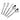 Klaus Meyer Sabre 5 Piece Flatware Set, Stainless Steel 18/10 with High Mirror Polish and Sandblasted Handle, Dishwasher Safe - Klaus Meyer